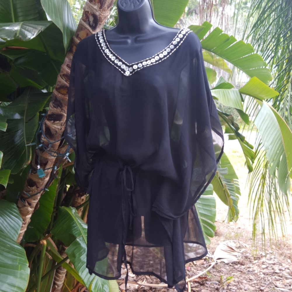 Sheer Caftan / coverup